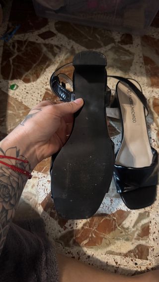 Sandalias Andres Machado Talla 44 Negras