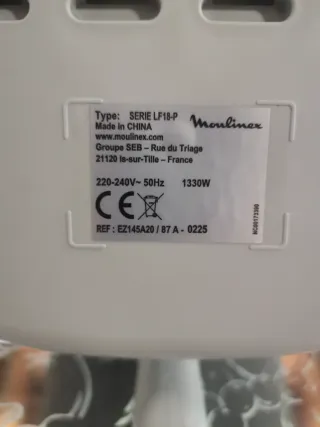 Airfryer Freidora de aire Moulinex 3L