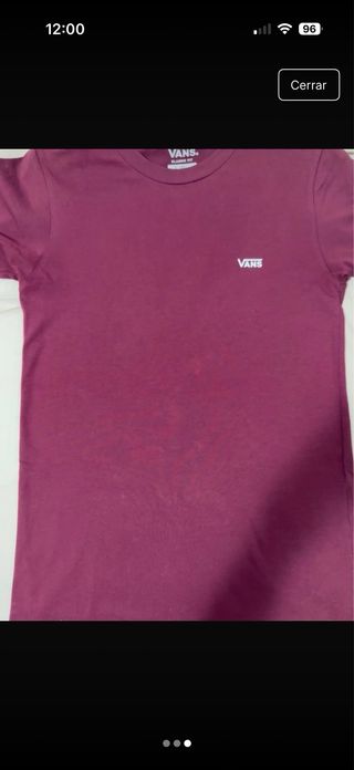 Camiseta Vans Granate Talla S