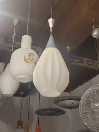 Lampada sospensione Rispal anni '50