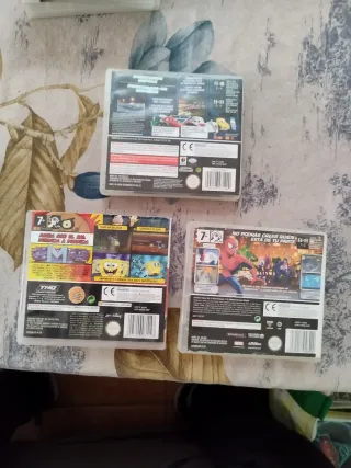 3 cajas de Juegos Nintendo DS