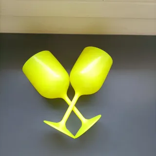 Calici Fluo Gialli Set 2
