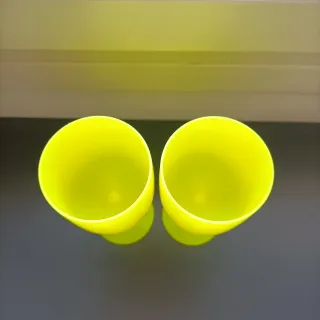 Calici Fluo Gialli Set 2