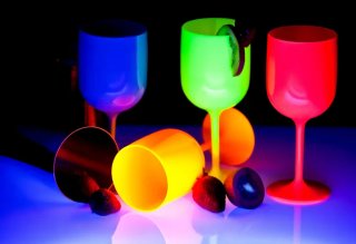 Calici Fluo Gialli Set 2