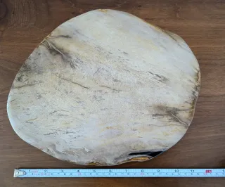 Vassoio - Piatto SOHO Balfern Bianco Legno Fossile