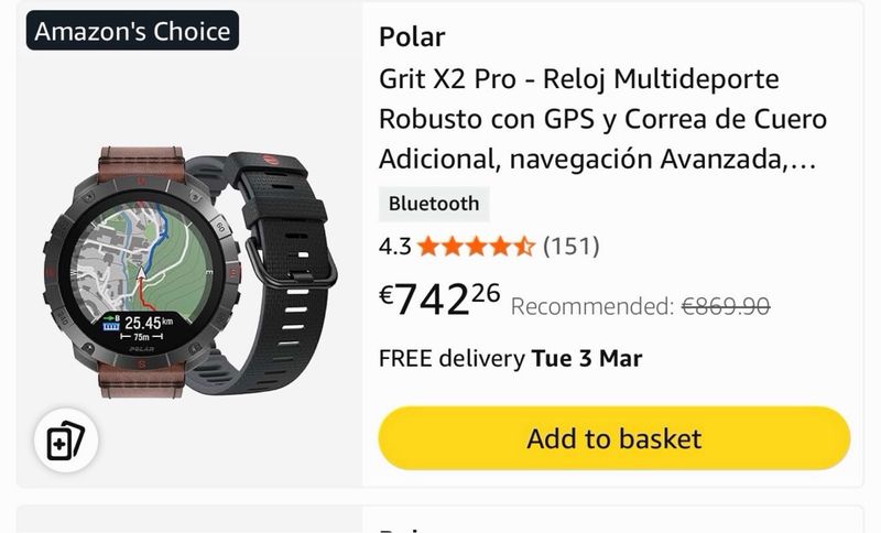 Polar Grit X2 Pro Titan - Precintado sin abrir afbeelding 10