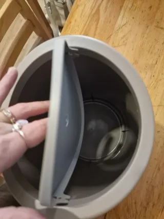 Papelera Plástico gris 6L