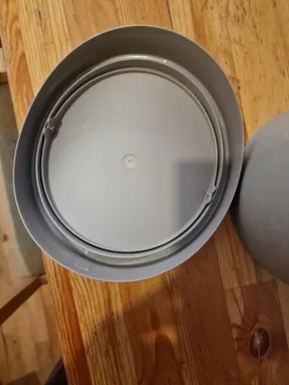 Papelera Plástico gris 6L