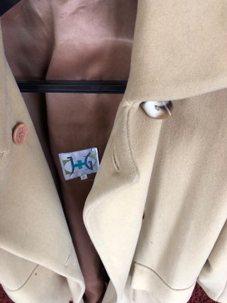 Abrigo Hugo Boss Lana Camel Beige