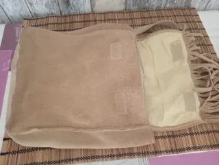 Mochila piel ante flecos