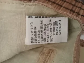 Mochila piel ante flecos