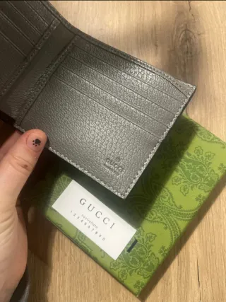 Portafoglio Gucci nero nuovo