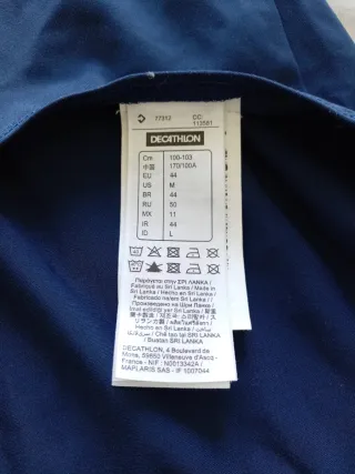 Traje de baño Nabaiji Talla 44 azul marino.