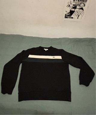 Jersey Lacoste Negro verde