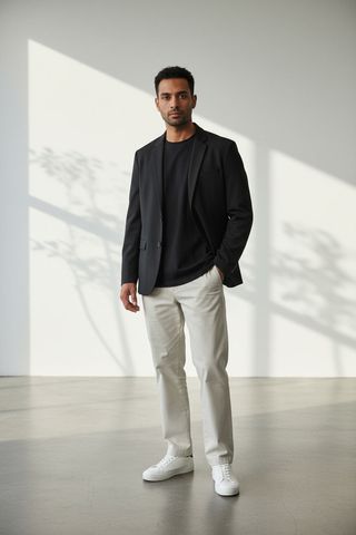 Blazer Jack & Jones Super Slim Negra Talla L