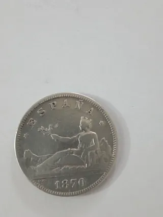 6 Monedas Plata España
