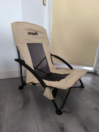 Silla plegable baja Virtufit playa