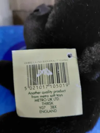 Peluche Gorilla Jungle Friends anni '80