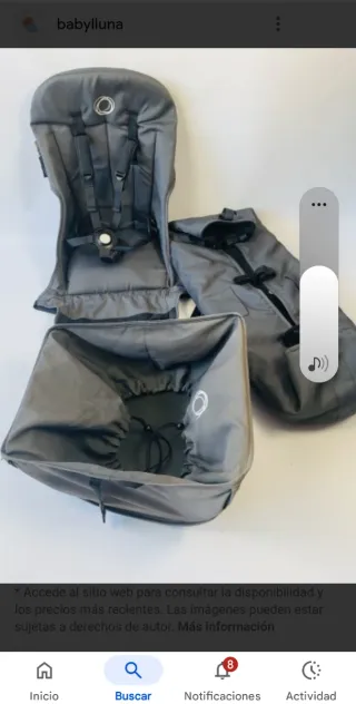 Set ovetto, seggiolino e cestino Bugaboo Camaleon 3 grigio