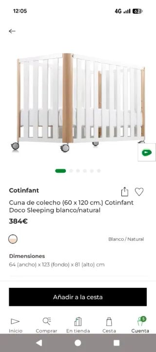 Cuna de colecho Cotinfant Doco Sleeping