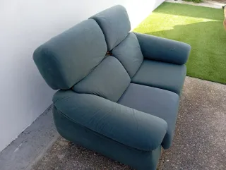 Sofá 2 plazas verde