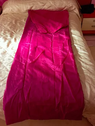 Saco de dormir Quechua Arpenaz 20° fucsia