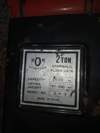 Gato Hidráulico Coche 2 Toneladas