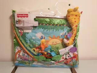 Manta de juegos para bebé con gimnasio