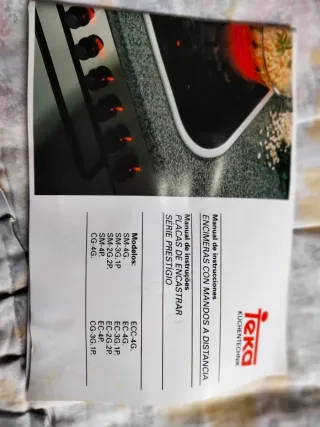 Placa de cocina Teka 4 fuegos