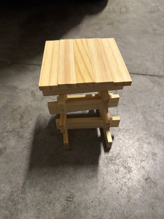 Bloques de madera para construcción