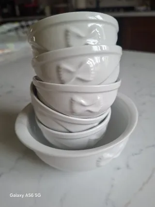 Set Coppette Barilla in Porcellana