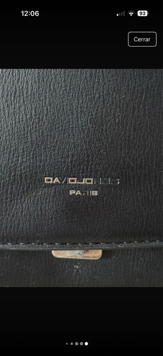 Bolso piel sintética negro