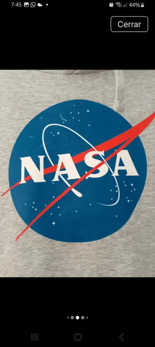 Sudadera NASA Oversize.