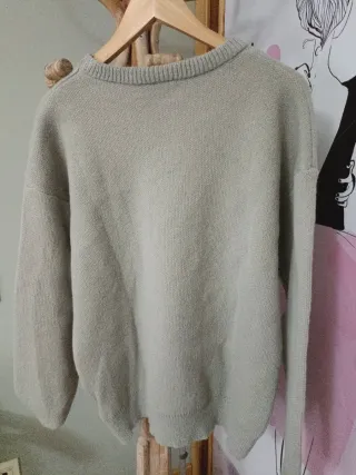 Jersey gris con letras blancas Talla XL