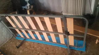 Somier láminas madera y metal