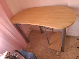 Escritorio juvenil madera y metal