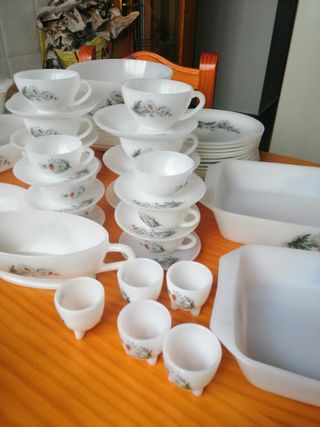 Vajilla Arcopal Margaritas 76 piezas