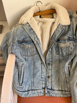 Chaqueta Vaquera Pull and Bear borreguito