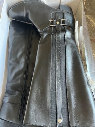 Botas de piel Zendra negras talla 40