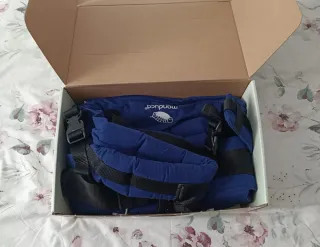 Mochila portabebés Manduca azul