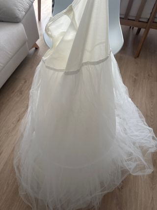 Cancán blanco para vestido