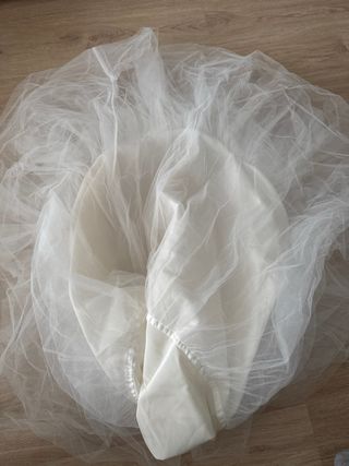 Cancán blanco para vestido
