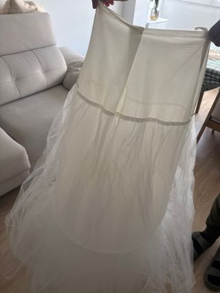 Cancán blanco para vestido