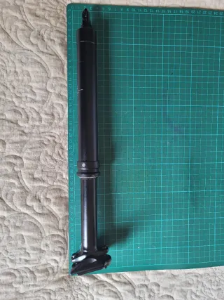 Tija telescópica 125 mm 30,9 para bicicleta.