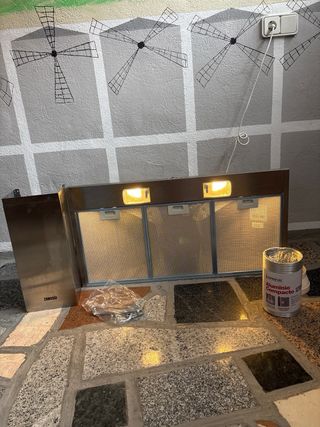 Campana extractora de cocina nueva Zanussi