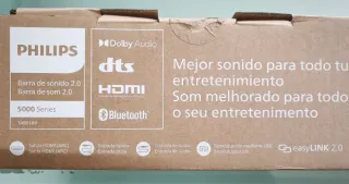 Barra de Sonido Philips 2.0 120W