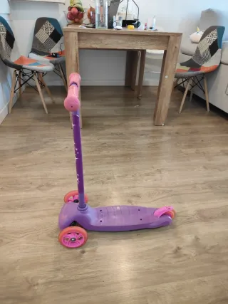 Patinete infantil 3 ruedas morado