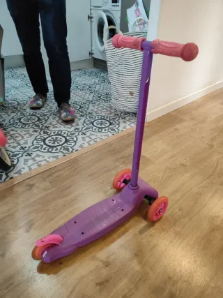 Patinete infantil 3 ruedas morado