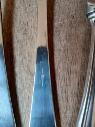 Juego de cubiertos de alpaca