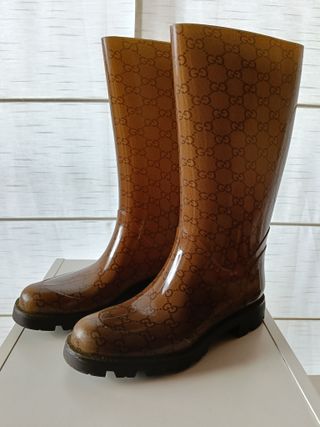 Botas de agua Gucci Marrones Talla 38
